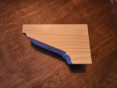 Dakgoot klossen van Douglas hout 
